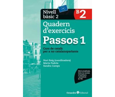 Libro Quadern Passos 1 basic 2 autores 1. dexercicis. nivell bàsic curs català cat.17.quad.passos