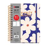 Agenda 18 Meses Miquelrius Plus Wire-o Semana Vista Bold Daisy 2026-27