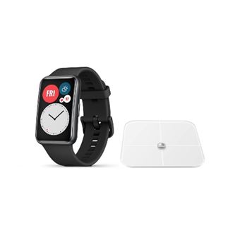 Smartwatch Huawei Watch Fit Active Negro + Báscula Huawei Smart Kit
