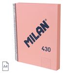 Cuaderno A4 Td Raya Milan 430 Rosa
