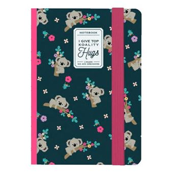 Cuaderno pequeño Legami rayas tapa dura Koality Hugs verde oscuro