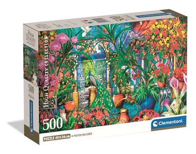 Puzzle clementoni 500 cb the greenhouse caretakers