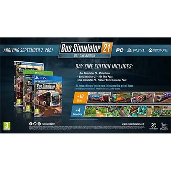 Dialecto Activo Ennegrecer Bus Simulator 21 Day one edition PS4 para - Los mejores videojuegos | Fnac