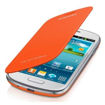 Samsung Funda FlipCover naranja para Galaxy S3 mini