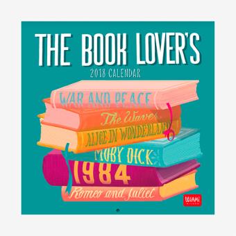 Calendario de pared 2018 Legami Book Lovers (18 x 18 cm) - 1