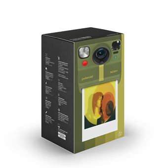 Cámara instantánea  Polaroid Now+ 2ª Generation, Enfoque automático,  Montura trípode, Kit lentes colores, Blanco