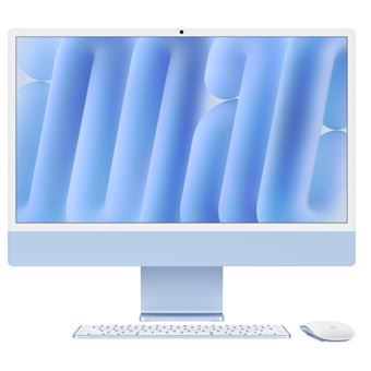 iMac con Pantalla Retina 24'' 4,5K M4 CPU 10, GPU 10, 16GB RAM, 512GB SSD, Azul