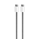 Cable de carga Puro FABK4 2.0 60W USB-C 1.5m Gris