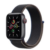 Apple Watch SE 40 mm LTE Caja de aluminio en gris espacial y correa deportiva Loop Charcoal