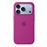 Funda de silicona Apple con MagSafe Magenta para iPhone 18 Pro