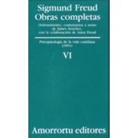 Obras completas, VI. Psicopatología de la vida cotidiana (1901)