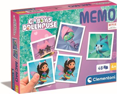 Clementoni memo pocket gabby's dollhouse