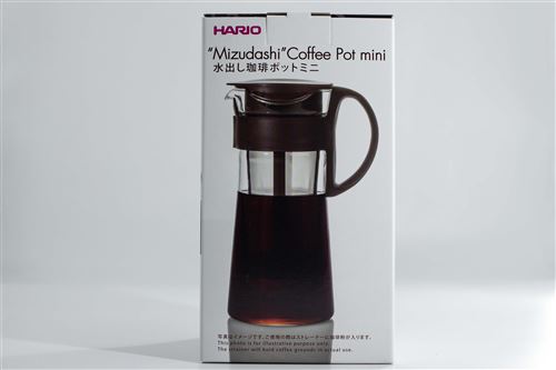 Jarra mini con filtro para café frío marrón 600ml Hario