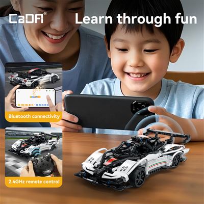 Set de construcción cada z wind car app+rc 457 piezas