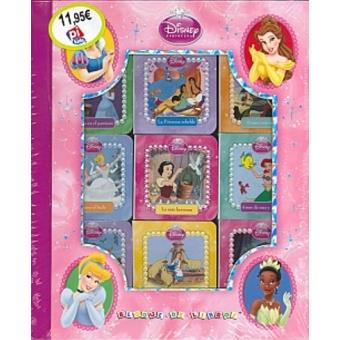 Lote de 10 mini libros de cartón de princesas Disney
