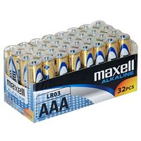 Pack de 32 pilas AAA Maxell LR03