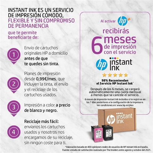 Impresora Multifunción HP OfficeJet Pro 8022e, WiFi, USB, Fax, color, 6  meses impresión Instant Ink con HP+, doble cara - Impresora multifunción  inyección - Comprar en Fnac