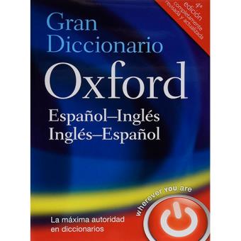 Oxford gran diccionario inglés - español