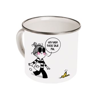 Taza Acero esmaltado La Volátil - Nada saldrá mal
