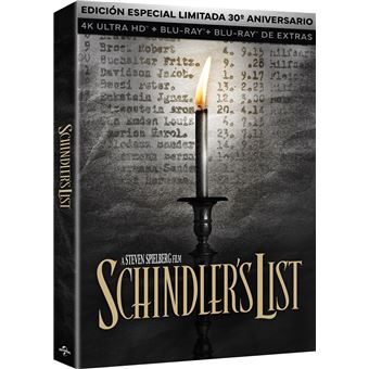 La lista de Schindler  Ed Especial - UHD + Blu-ray - 1