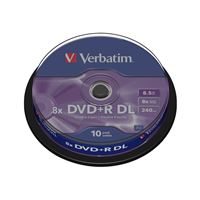 Verbatim DVD+R DL 8 X 10 Uds.