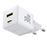 Cargador de pared compacto Baseus Palm Fast Charger USB-C/USB-A 30W EU Blanco