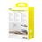 Cargador de pared compacto Baseus Palm Fast Charger USB-C/USB-A 30W EU Blanco