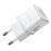 Cargador de pared compacto Baseus Palm Fast Charger USB-C/USB-A 30W EU Blanco