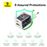 Cargador de pared compacto Baseus Palm Fast Charger USB-C/USB-A 30W EU Blanco