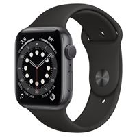 Apple Watch S6 40mm GPS Caja de aluminio en Gris espacial y correa deportiva Negro