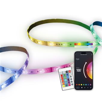 Tira SmartLED para TV Ksix 5m Wi-Fi RGB+CCT