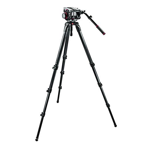 Manfrotto - Kit Video Con Trípode Fibra De Carbono Mpro 536 + Rótula 509hd