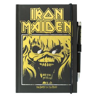 Cuaderno Erik Iron Maiden A5 con bolígrafo proyector - 1