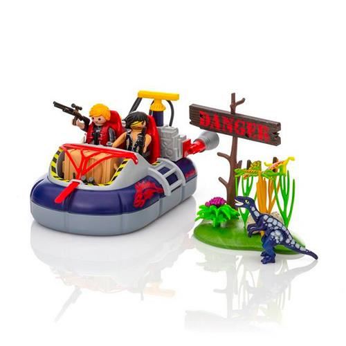 Playmobil Action 9435 pas cher, Aéroglisseur et moteur submersible