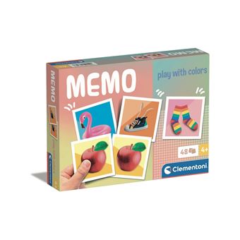 Clementoni – Memo Animali Del Mare, Gioco Di Memoria E Associazione Per Bambini, 48 Carte, Multicolore, Made In Italy