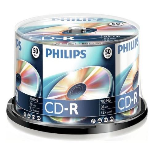 Tarrina Philips 50 Cd-r 700 Mb