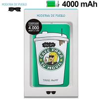 Batería externa Moderna De Pueblo de 4000 mAh Café