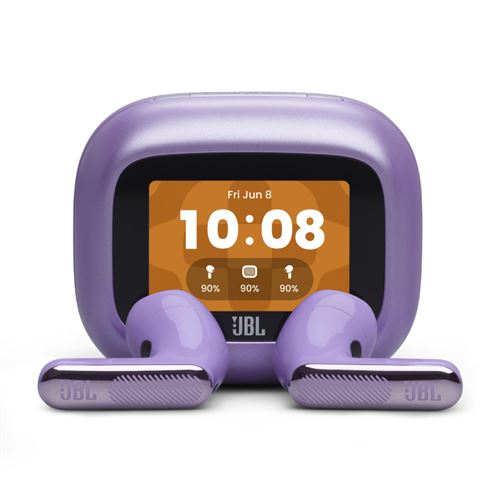 Auriculares Noise Cancelling Jbl Live Flex 4 True Wireless Morado