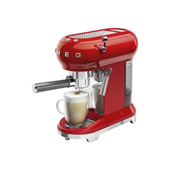Cafetera Expresso SMEG Años 50 ECF01RDEU Rojo