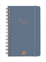 Agenda Finocam Espiral Trendy Alma Ene-dic 2026 E5 - 117x181 Mm Semana Vista Horizontal Azul Español