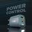 Cargador de pared SBS Power Control con pantalla LCD 30W USB-C/USB-A Azul oscuro