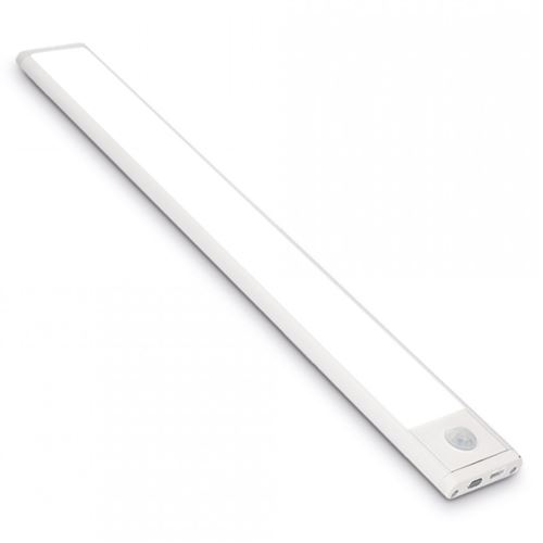 Regleta De Luz Led Ksix Con Sensor De Movimiento Sophia 30 Cm Usb-c Blanco