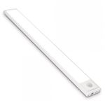 Regleta de luz LED Ksix con sensor de movimiento Sophia 30 cm USB-C Blanco