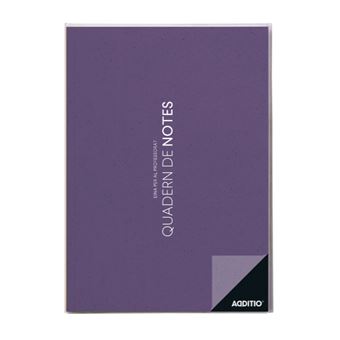 Quadern de Notes del professorat Additio A4 lila catalán - 1