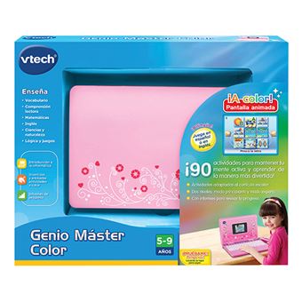 Ordenador infantil Vtech Genio Máster rosa bilingüe - Juego de  descubrimiento - Comprar en Fnac
