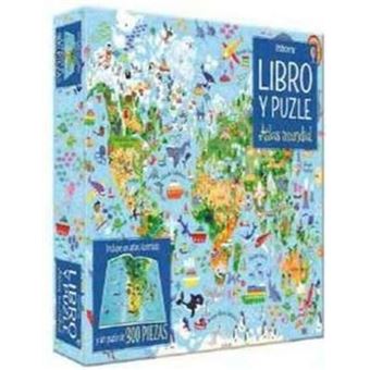 Libro y puzle - Atlas mundial