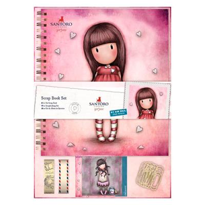 Set Scrap Book Gorjuss Spiral Bound