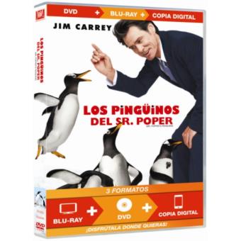 Los pinguinos del Sr.Poper (DVD + Blu-Ray) + Copia digital - DVD