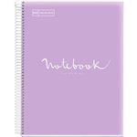 Cuaderno A4 Microperforado Miquelrius Cuadrícula 5x5 Mm Lavanda