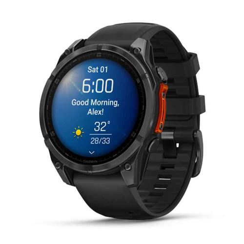 Smartwatch Garmin Fenix 8 Amoled Gps 47mm Acero Negro